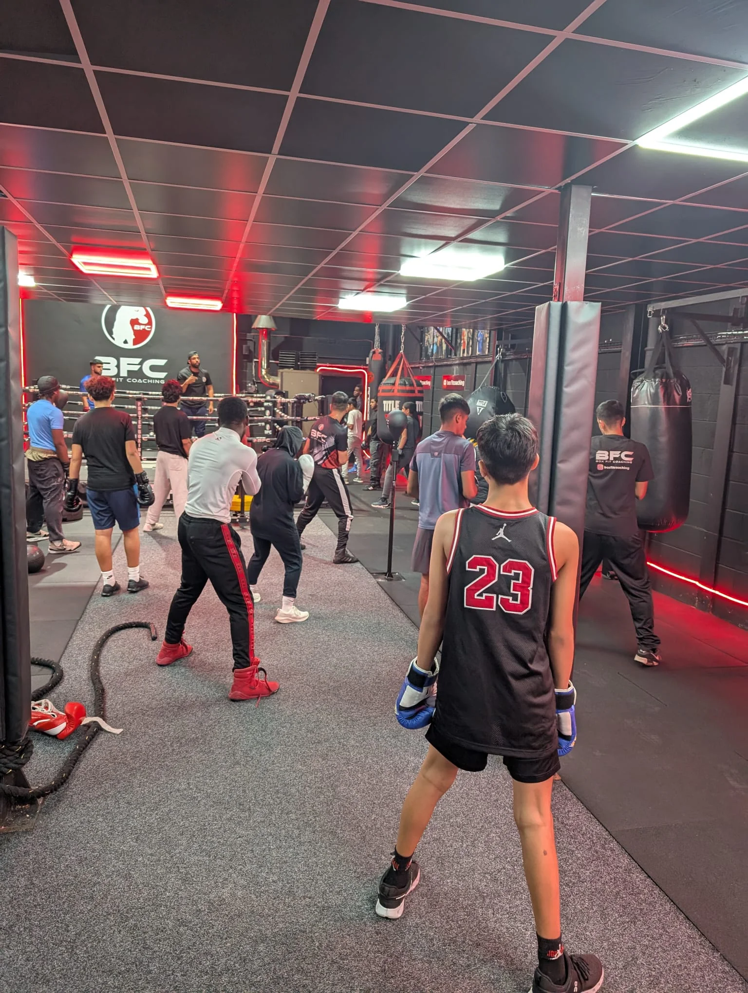 Box Fit Coaching fitness boxing session